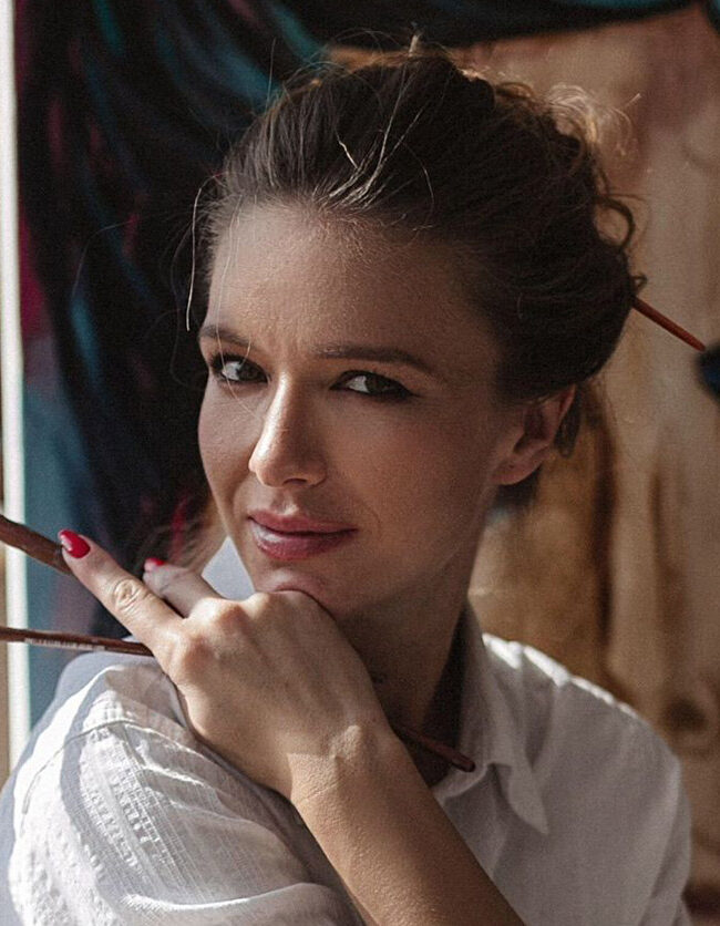 Anna Briukhovetska, pittrice ucraina, dvarea innovation to build